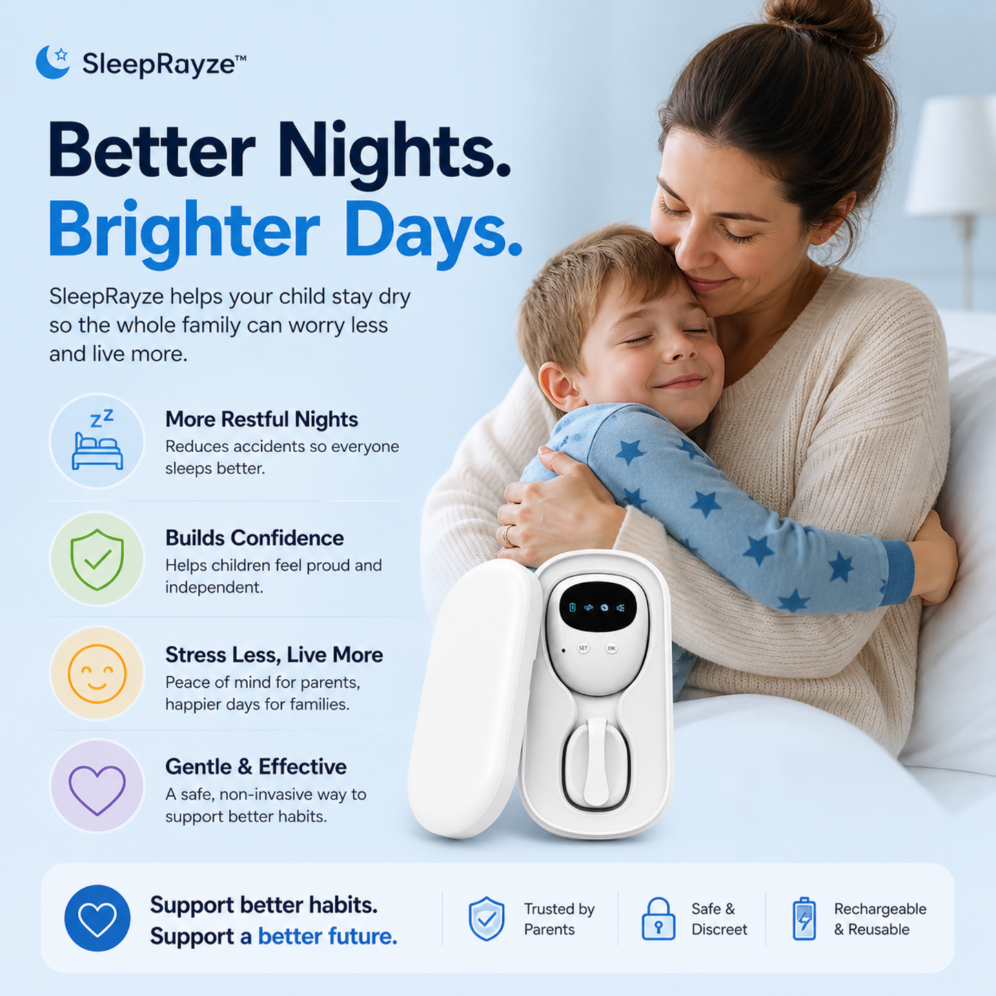 Sleep Rayze Wireless Dry Night Training System